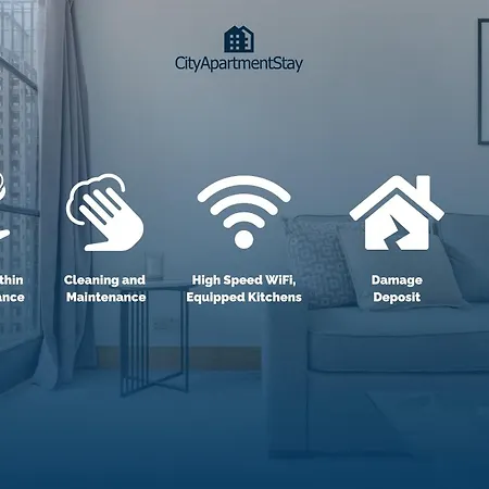 Invalides & Tour Eiffel 1br - Cityapartmentstay Apartament Paryż